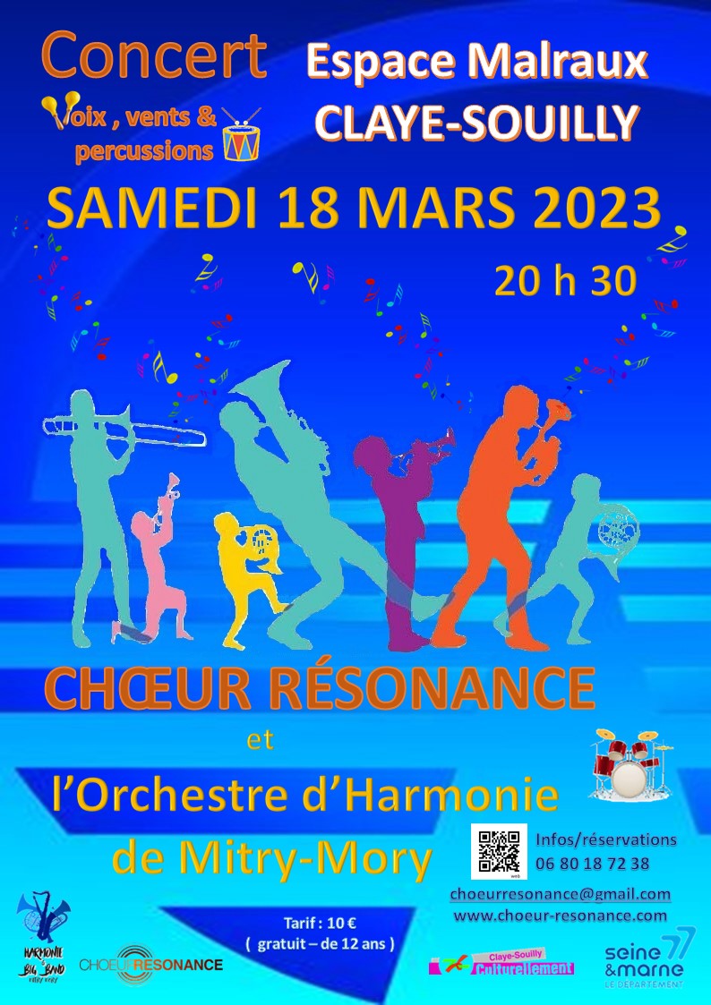 Affiche du Concert du 18 mars 2023
